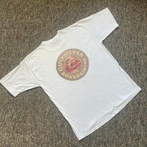 Vintage 90s Single Stitch Made in USA Quicksilver Surfboarding Tee